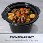 Load image into Gallery viewer, Daewoo 1.5L Stainless Steel Slow Cooker