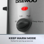 Load image into Gallery viewer, Daewoo 1.5L Stainless Steel Slow Cooker