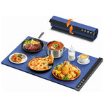 Load image into Gallery viewer, Silicone Food Warming Mat 6 Temp Timer Portable