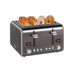 Load image into Gallery viewer, SEEDEEM 4 Slice Toaster LCD Wide Slots Stainless