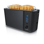 Load image into Gallery viewer, Arendo 4 Slice Long Slot Toaster Warming Rack