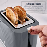 Load image into Gallery viewer, Swan Windsor 2 Slice Toaster 900W 7 Settings Grey