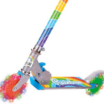 Load image into Gallery viewer, Ozbozz Rainbow Scooter Flashing Wheels Foldable