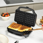Load image into Gallery viewer, Salter Double Waffle Maker 900W Non Stick