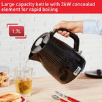 Load image into Gallery viewer, Tefal Loft Cordless Kettle 1.7L 3000W Black