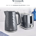 Load image into Gallery viewer, Swan Windsor 2 Slice Toaster 900W 7 Settings Grey