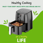 Load image into Gallery viewer, Domestic King 4L Air Fryer with Recipe Book 2400W