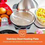 Load image into Gallery viewer, Geepas 3 in 1 Egg Boiler 7 Egg Cooker Poacher