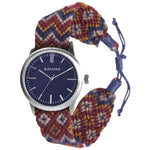 Load image into Gallery viewer, Kahuna Mens Brown Dial Blue Fabric Watch