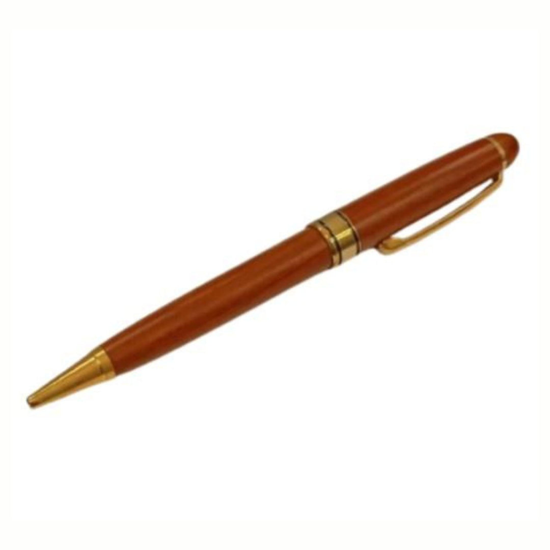Imperial Desk Clock Ball Pen Gift Set Wood