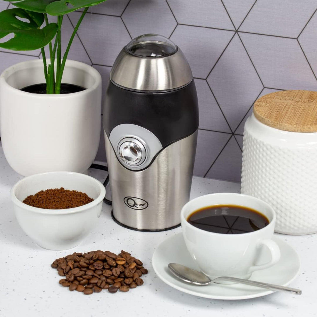 Quest Compact Coffee Grinder Stainless Steel