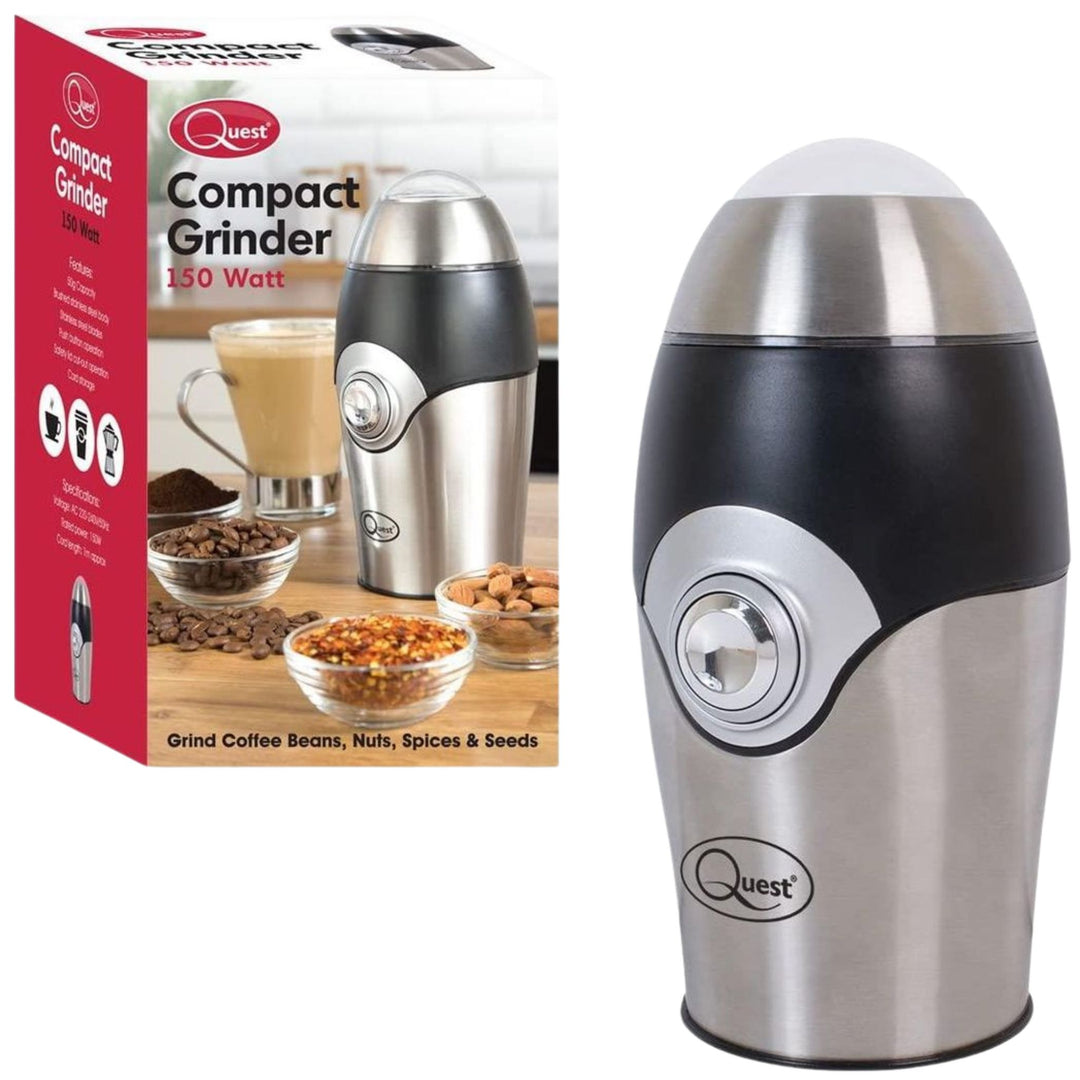 Quest Compact Coffee Grinder Stainless Steel