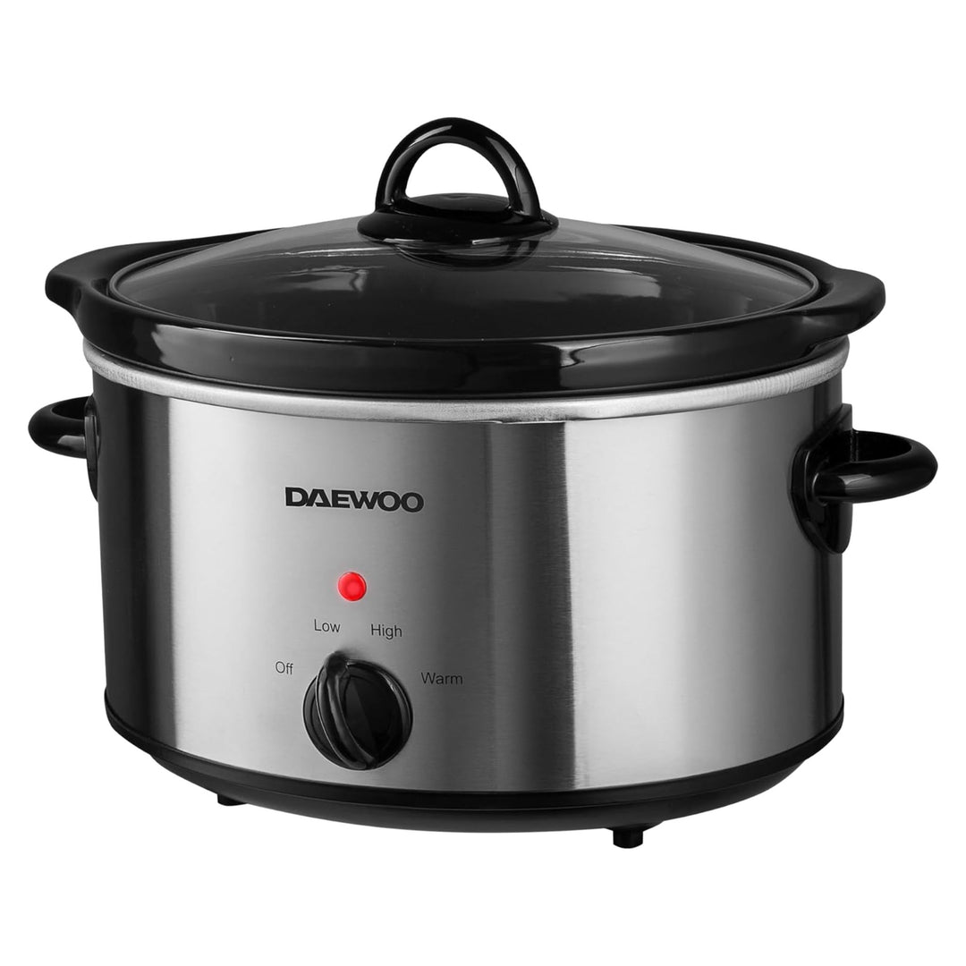 Daewoo 3.5L Stainless Steel Slow Cooker