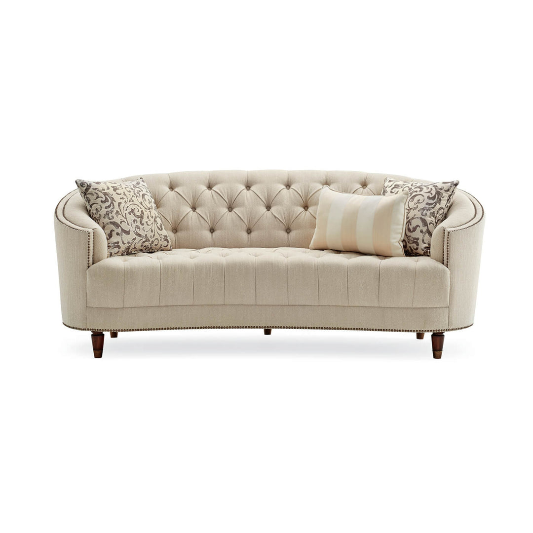 Georgian Tufted Sofa Curved Back RRP £3699