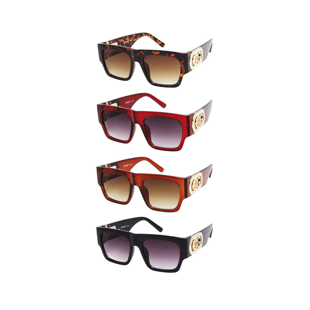 iCouture Unisex Polarized Sunglasses 4 Pack