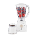 Load image into Gallery viewer, Geepas 2 in 1 Blender Grinder 550W 1.5L White