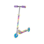 Load image into Gallery viewer, Ozbozz Tie Dye Scooter Flashing Wheels Rainbow Age 5+