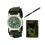 Load image into Gallery viewer, British Force Army Camo Gents Watch Gift Set 4pc