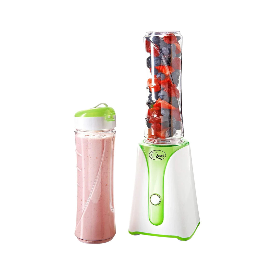 Quest Personal Blender BPA Free 600ml Green White