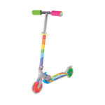 Load image into Gallery viewer, Ozbozz Rainbow Scooter Flashing Wheels Foldable