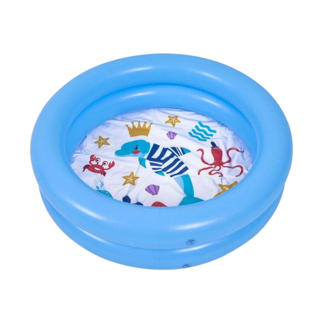 Sun Club Sea Animal 2 Ring Paddling Pool Kids 76cm