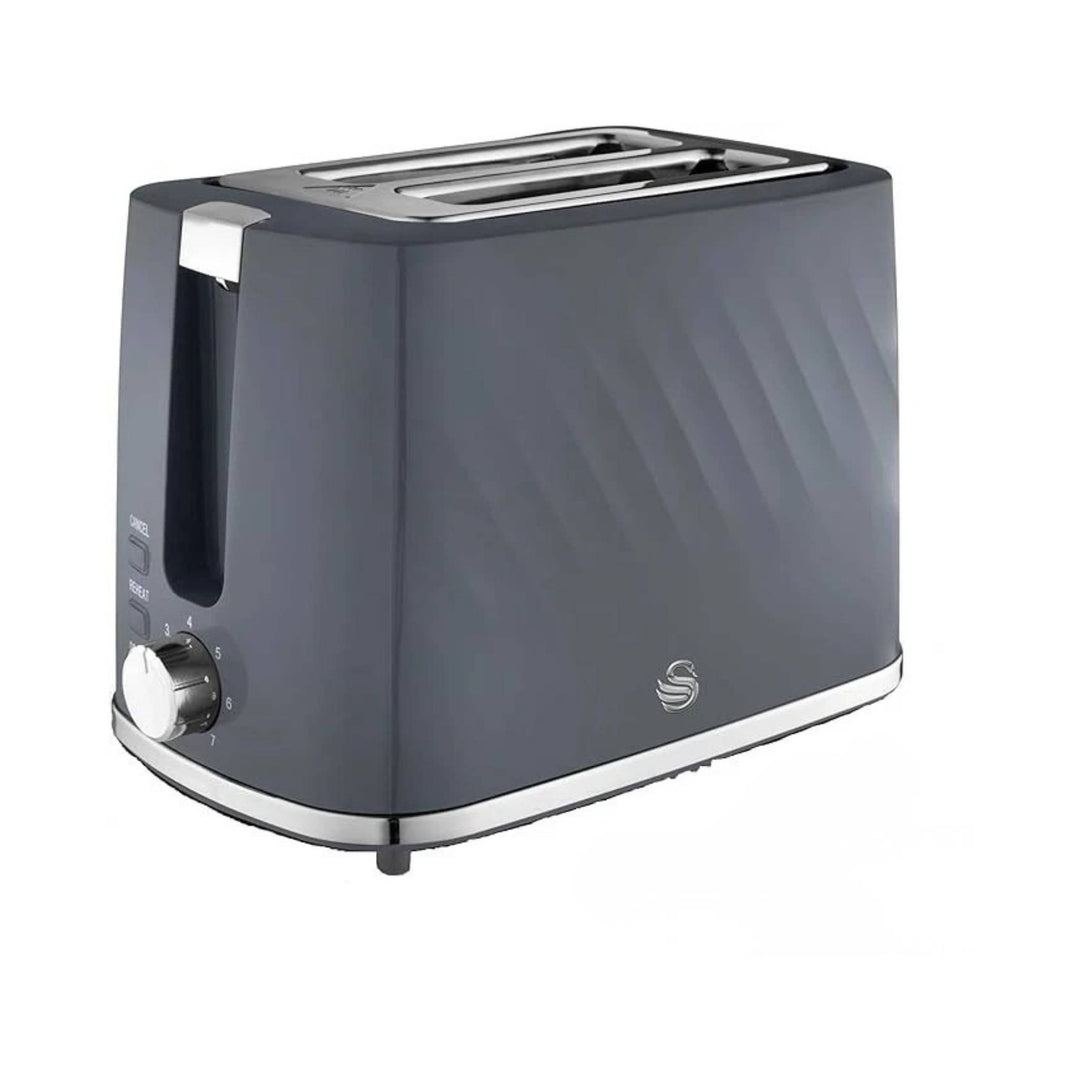 Swan Windsor 2 Slice Toaster 900W 7 Settings Grey