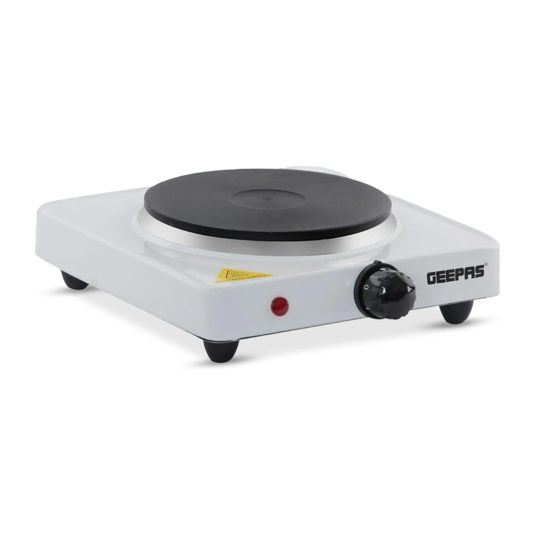 Geepas Single Electric Hot Plate 1000W White
