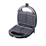 Load image into Gallery viewer, Domestic King 3 in 1 Snack Sandwich Maker 750W Black