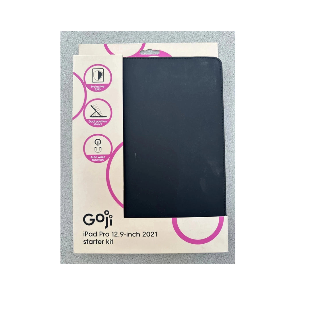 Goji Folio Case iPad Pro 12.9 2021 Cover Black