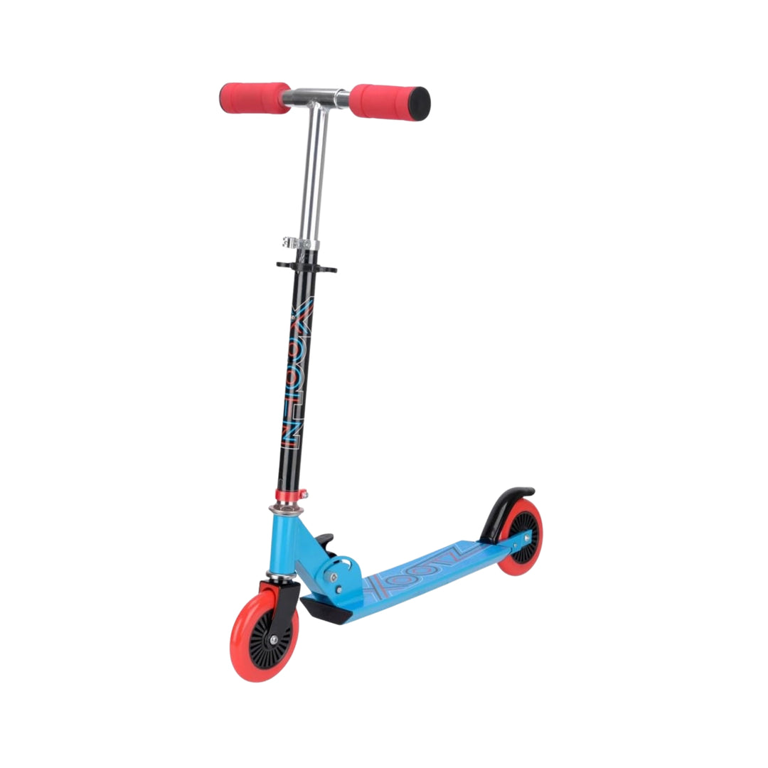 Xootz Kids Folding Kick Scooter Adjustable Blue