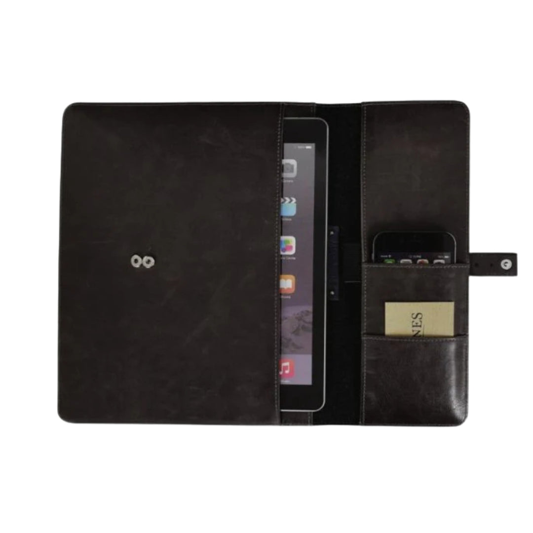Jacob Jones Grey Tech Pocket Tablet Case