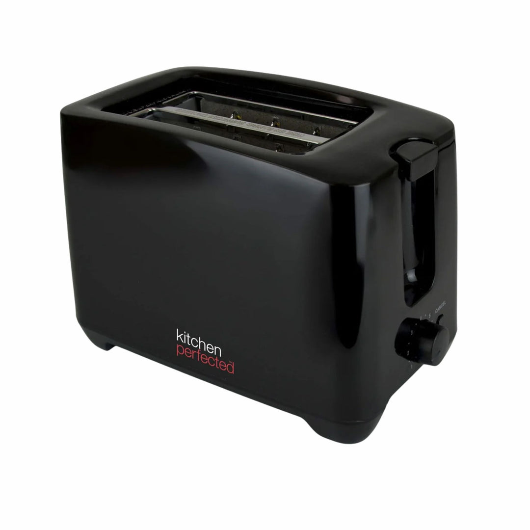 Kitchen Perfected 2 Slice Wide Slot Toaster Black