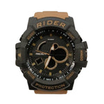 Load image into Gallery viewer, Rider Mens Dual Time Digital Sport Watch LED Black