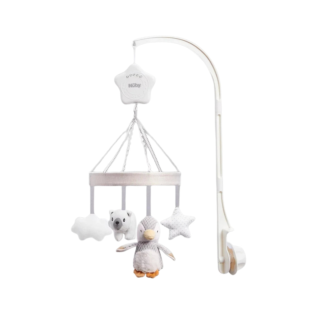 Nuby Musical Cot Mobile Penguin Pals Melodies