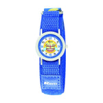 Load image into Gallery viewer, Ravel Kids Emoji Velcro Watch Blue Pink Quartz
