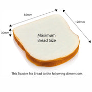 KitchenPerfected 4 Slice Wide Slot Toaster Cream