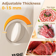YASHE Electric Food Slicer 180W 17cm Blade