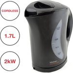 Load image into Gallery viewer, Kitchen Perfected 1.7L Cordless Kettle 2KW Black