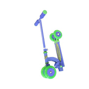 Ozbozz My First Folding Scooter Blue 4-3-2 Wheel