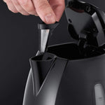 Load image into Gallery viewer, Russell Hobbs Textures Cordless Kettle 1.7L Black