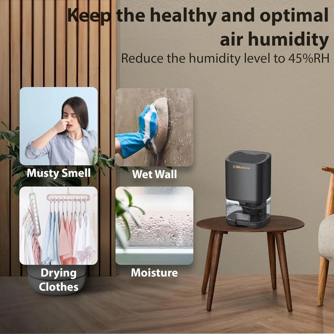 Belaco Portable Dehumidifier 1000ml Auto Shut Off