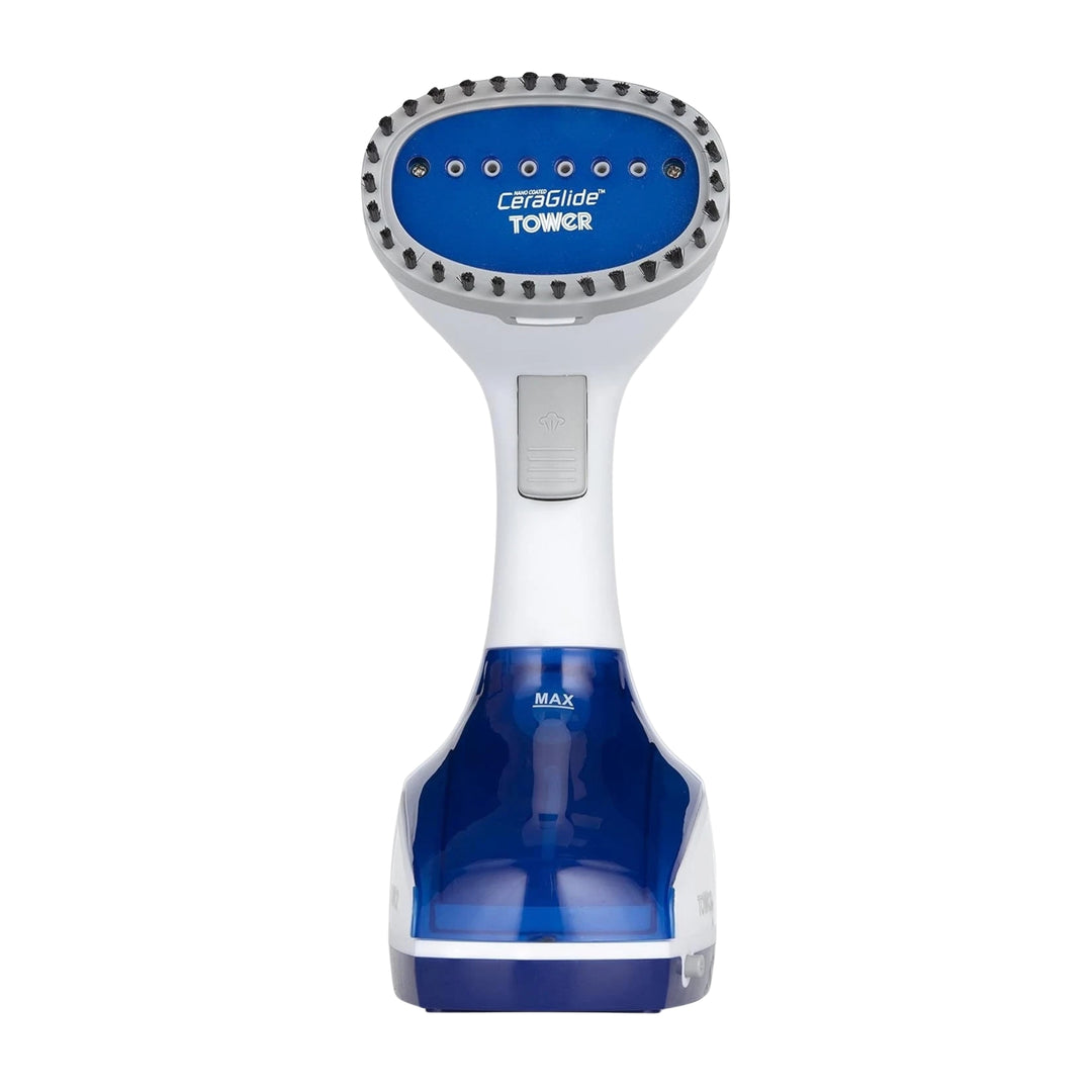Tower Ceraglide Garment Steamer 1000W Ceramic Blue