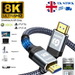 Load image into Gallery viewer, CIRQIT HDMI 2.1 Cable 2m 8K 48Gbps Nylon Braided