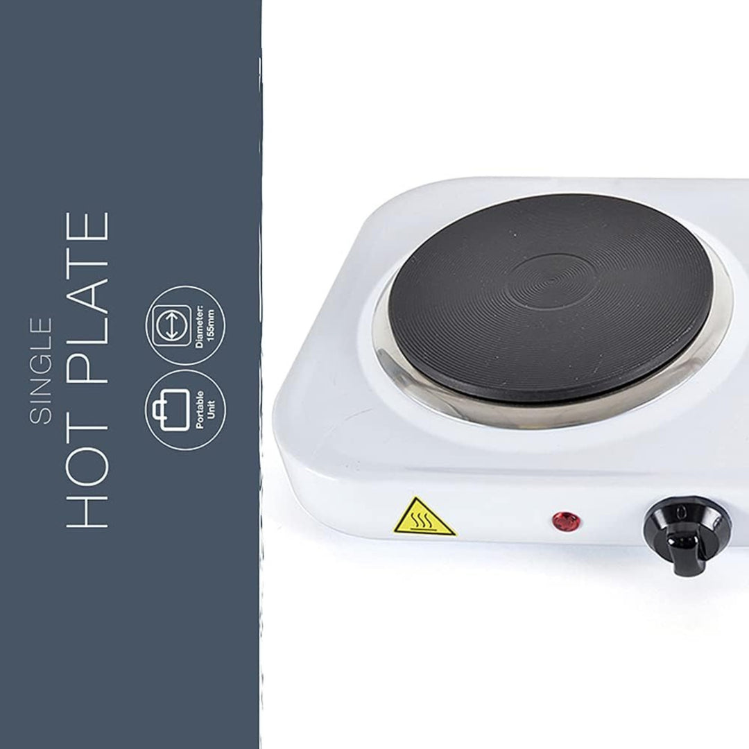 Kitchen Perfected Double Hot Plate 2000W White