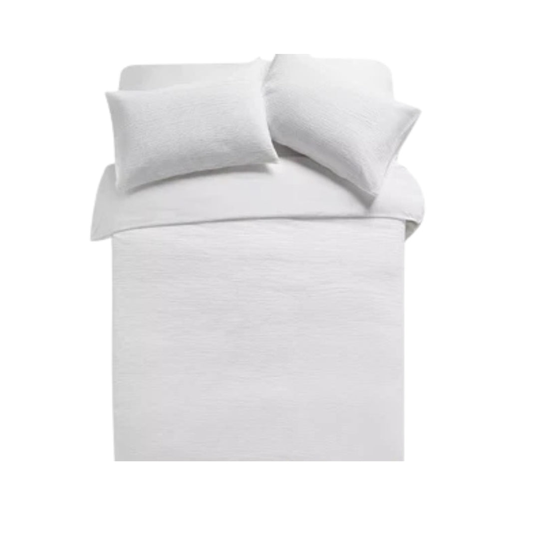John Lewis Seersucker Spot Cotton Duvet Cover Set