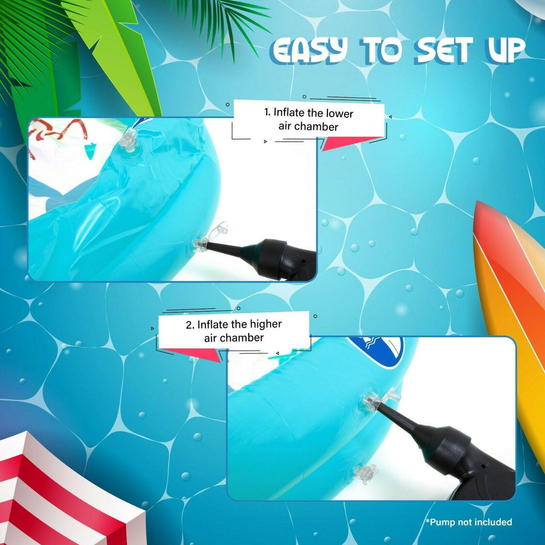 Sun Club Sea Animal 2 Ring Paddling Pool Kids 76cm