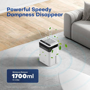 CONOPU Dehumidifier 3000ml Quiet 33dB Timer