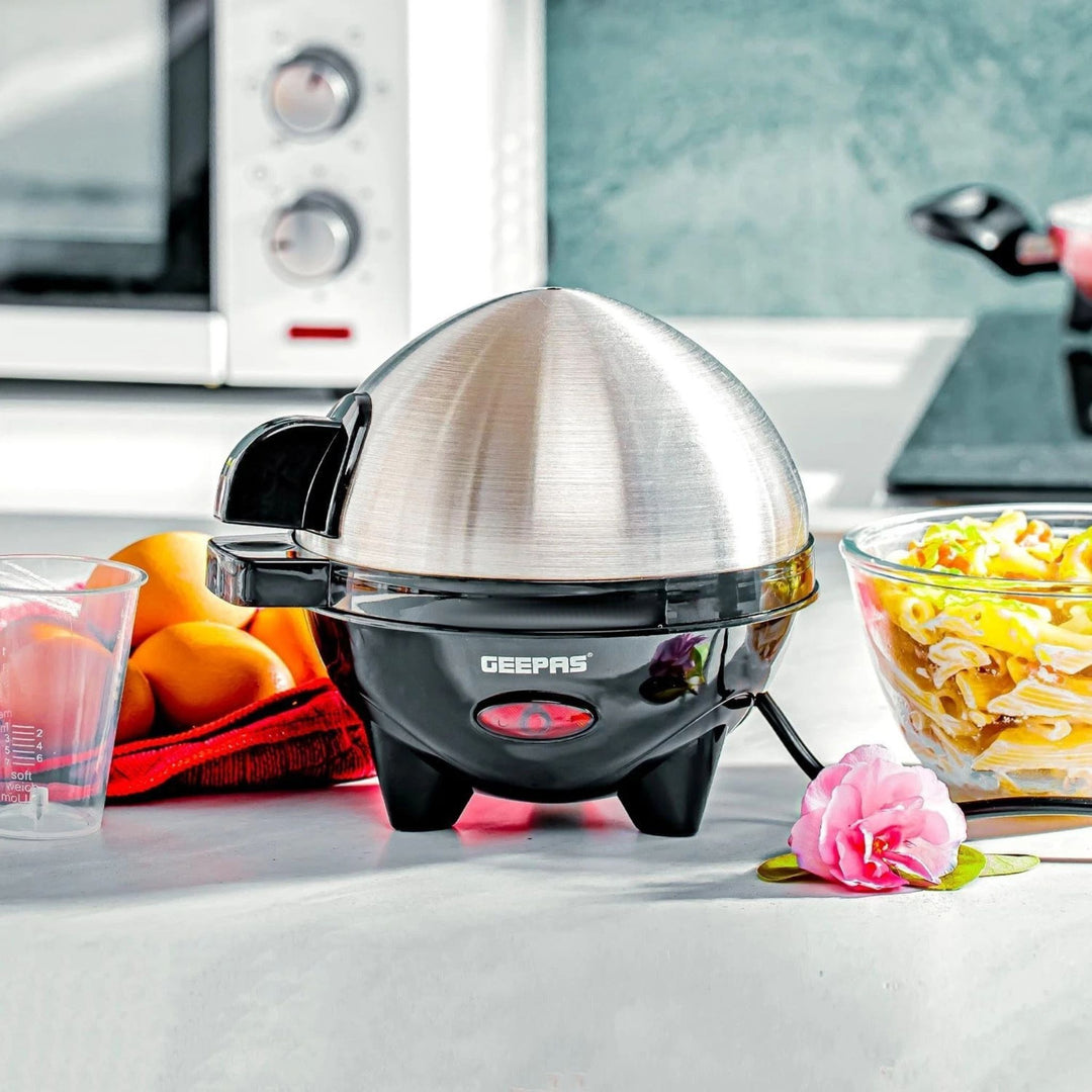 Geepas 3 in 1 Egg Boiler 7 Egg Cooker Poacher