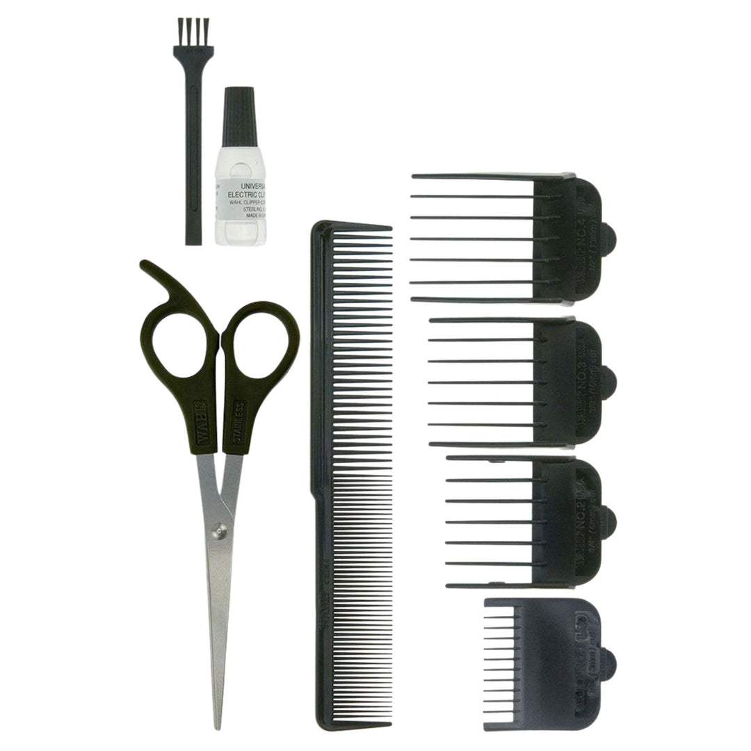 Wahl GroomEase 100 Hair Clipper 9 Piece Black