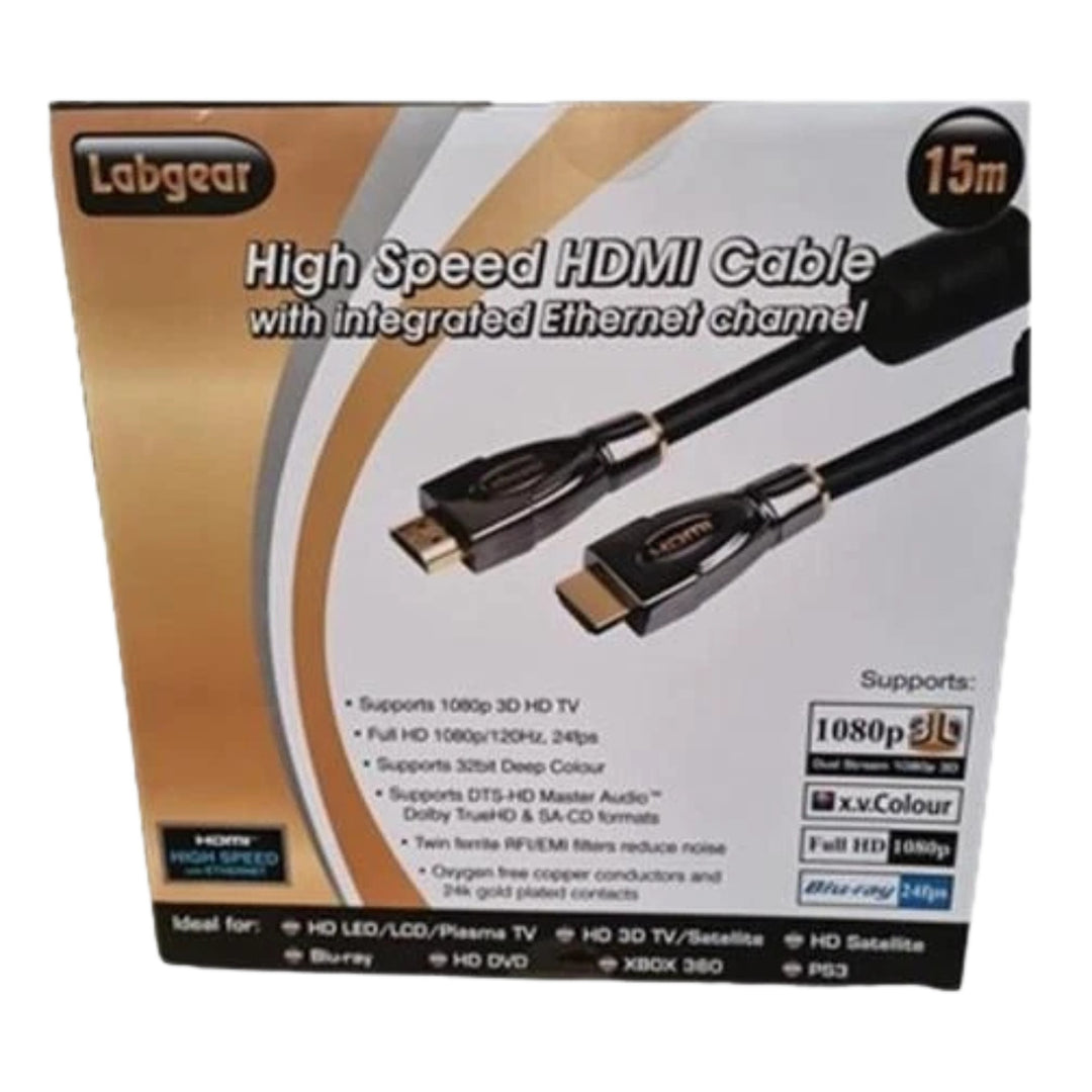 Labgear 15mt HDMI to HDMI cable H Speed HDM 15E-S